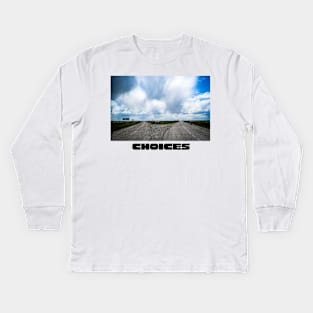 Metaphor Image for Choices Kids Long Sleeve T-Shirt